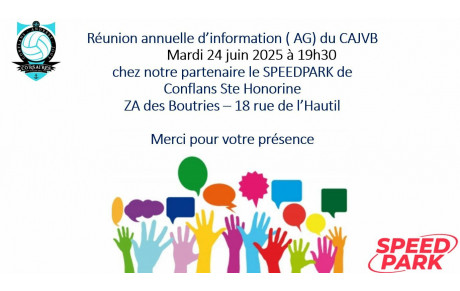 Assemblée annuelle du volley-ball le 24 juin